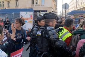 Climate Protest Outside TotalEnergies General Assembly - Paris