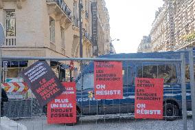 Climate Protest Outside TotalEnergies General Assembly - Paris
