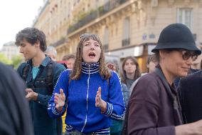 Climate Protest Outside TotalEnergies General Assembly - Paris
