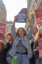 Climate Protest Outside TotalEnergies General Assembly - Paris