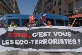 Climate Protest Outside TotalEnergies General Assembly - Paris