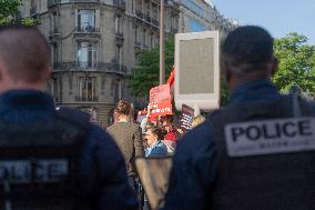 Climate Protest Outside TotalEnergies General Assembly - Paris