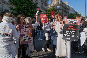 Climate Protest Outside TotalEnergies General Assembly - Paris
