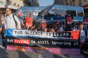 Climate Protest Outside TotalEnergies General Assembly - Paris
