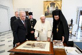 Pope Francis Receives Orthodox Church of Athens