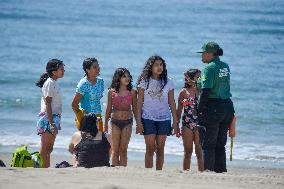 Lifeguard Shortage At New York Beach Opening.