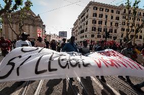 Demonstration In Defence Of Citizenship Income, 'Government Takes It Out On The Poor'