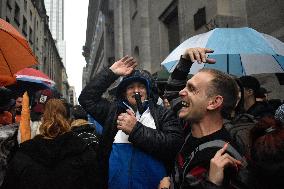 Demonstrations in commemoration of the 20th anniversary of Nestor Kirchner inauguration