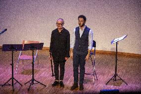Alessio Vassallo, Accompanied On The Clarinet By Mirco Ghirardini Celebrates The Centenary Of The Birth Of Italo Calvino, At The