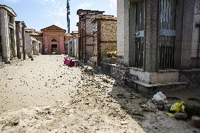 The Flood Damage In Sant'Agata Sul Santerno In Emilia Romagna