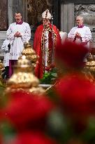 Pope Francis Leads A Pentacostal Mass