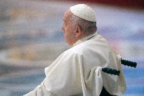 Pope Francis Leads A Pentacostal Mass