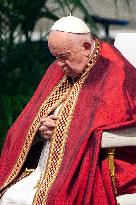 Pope Francis Leads A Pentacostal Mass