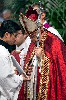 Pope Francis Leads A Pentacostal Mass