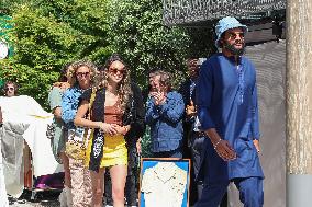 Roland-Garros 2023 - Inauguration Of The Yannick Noah Mural NB