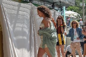 Roland-Garros 2023 - Inauguration Of The Yannick Noah Mural NB