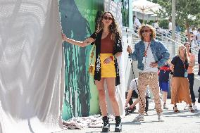 Roland-Garros 2023 - Inauguration Of The Yannick Noah Mural NB