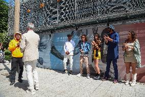 Roland-Garros 2023 - Inauguration Of The Yannick Noah Mural NB