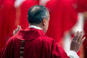 Pope Francis Leads A Pentacostal Mass