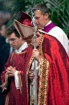 Pope Francis Leads A Pentacostal Mass