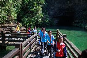 CHINA-GUIZHOU-KARST CAVE-TOURISM (CN)