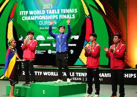 (SP)SOUTH AFRICA-DURBAN-ITTF-TABLE TENNIS-WORLD CHAMPIONSHIPS FINALS-MEN`S SINGLES-FINAL