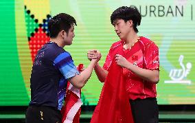 (SP)SOUTH AFRICA-DURBAN-ITTF-TABLE TENNIS-WORLD CHAMPIONSHIPS FINALS-MEN`S SINGLES-FINAL