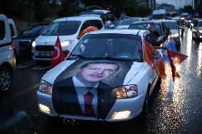 Celebration Erdogan's Victory After Election - Kahramanmaras