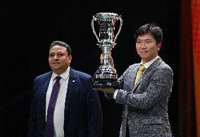 (SP)SOUTH AFRICA-DURBAN-ITTF-TABLE TENNIS-WORLD CHAMPIONSHIPS FINALS-HANDOVER CEREMONY