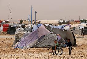 SYRIA-HASAKAH-REFUGEE-CAMP