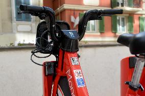 Illustration Self-Service Electric Bike - Monaco