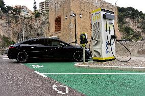 Illustration Charging Station For Electric Vehicles - Monaco