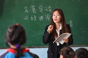 CHINA-XINJIANG-AKTO-YOUNG TEACHER (CN)