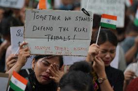 Kuki Tribe Protests in New Delhi