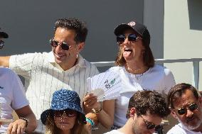 Roland Garros 2023 - Celebrities In The Stands - Day 2 NB