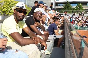 Roland Garros 2023 - Celebrities In The Stands - Day 2 NB