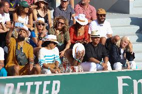 Roland Garros 2023 - Celebrities In The Stands - Day 2 NB