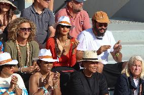 Roland Garros 2023 - Celebrities In The Stands - Day 2 NB