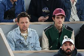 Roland Garros 2023 - Celebrities In The Stands - Day 2 NB