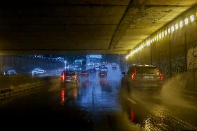 Torrential Rains Hit Madrid