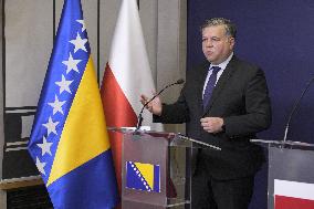 Deputy Minister Of Foreign Affairs For Bosnia And Herzegovina Josip Brkic In Warsaw