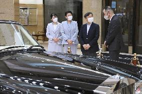 Japan's imperial family at exhibition