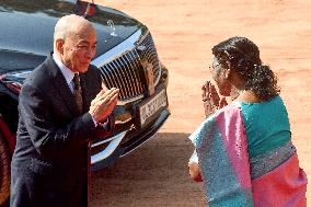 INDIA-NEW DELHI-CAMBODIAN KING-VISIT