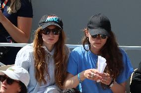 Roland Garros 2023 - Celebrities In The Stands - Day 3 NB
