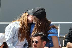 Roland Garros 2023 - Celebrities In The Stands - Day 3 NB