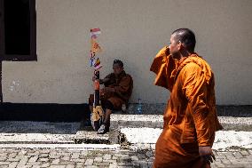 Buddhist Monks Perform Thousand Kilometers Of Religious Journey