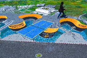 3D Street Art Work For Upcoming Invictus Games In Düsseldorf