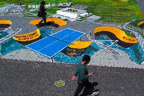 3D Street Art Work For Upcoming Invictus Games In Düsseldorf