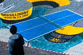 3D Street Art Work For Upcoming Invictus Games In Düsseldorf