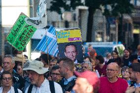 Demonstration For Solidarity With The Last Generation Climate Group In Dusseldorf